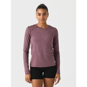 VUORI Lux Crew Performance Stretch Knit Long Sleeve Shirt Active Top Women’s XL